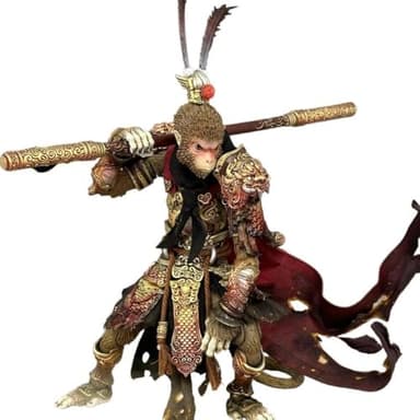 Fury Toys 1/12 Scale Chinese Mythological Character Sun Wukong,The Great Sage Equal to Heaven,7 inch Collectible Action Figure Battle Damaged Version B