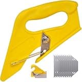 Carpet Cutter,Professional Rug Cutter Tool Heavy Duty with 10 Extra SK5 Blades Material Cutter for Carpet,Cardboard and Wall Paper