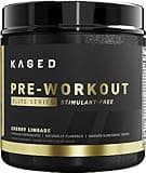 Kaged Pre Workout Powder Pre-Workout Elite Stim-Free for Men & Women, Power, Stamina, Focus, Pumps, L-Citrulline, Beta Alanine, Creatine, Caffeine-Free, Cherry Limeade, 20 Servings