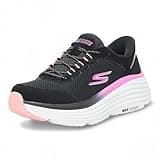 Skechers Women's Max Cushioning Endeavour Cardova Hands Free Slip-Ins Sneaker, Black/Pink, 8