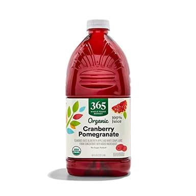 365 by Whole Foods Market, Organic Cranberry-Pomegranate Juice Blend, 64 Fl Oz