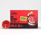 Java Factory Extra Caffeine Strong Coffee Pods, Extra Bold, Caffeinated Dark Roast, 12 Count