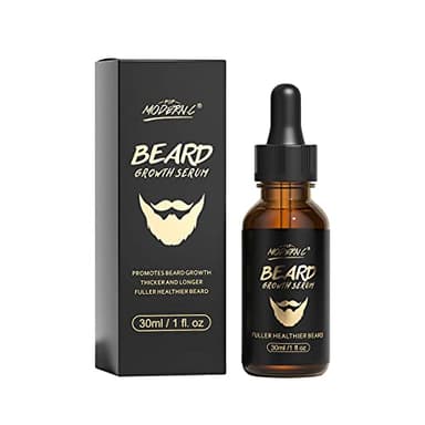 Beard Growth Oil With Biotin Caffeine, Stimulate Beard Growth Serum For Facial Hair Treatment, Promote Hair Regrowth For Men Full Longer Masculine Thick Male Beard Gift