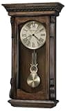 Howard Miller Albert Wall Clock II 549-507 – Acadia Finish with Quartz, Triple-Chime Movement