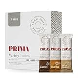 PRIMA Grass Fed Protein Bars, 7 Pack – Animal-Based Protein Bar with Beef Tallow, Raw Honey, Seed Oil Free, Low Carb, Gluten-Free – Healthy, Energy Snacks for Clean Lifestyle (7 Pack, Variety Pack)