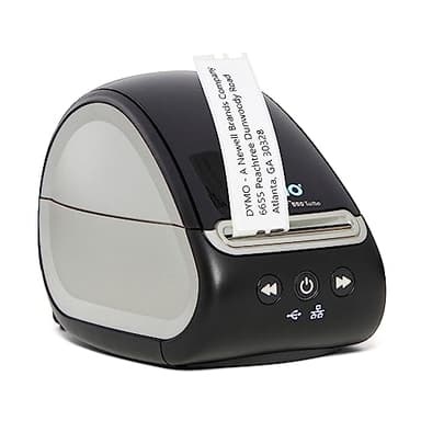 DYMO LabelWriter 550 Turbo Label Printer, High-Speed Direct Thermal Printing, Automatic Label Recognition, Prints Variety of Label Types Through USB or LAN Network Connectivity - Fast, Efficient