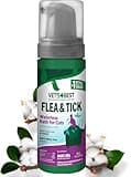 Vet’s Best Flea & Tick Waterless Bath for Cats – Cat Waterless Bath – Kills Fleas & Tick – Natural Flea and Tick Prevention – Kills Fleas on Contact – 5oz