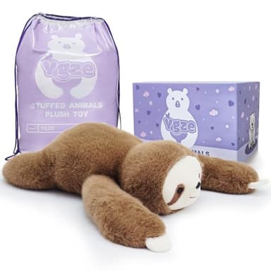 YGZE Weighted Sloth Stuffed Animal – 25 Inch, 4 lbs Plush Lying Toy for Kids and Adults – Soft and Cozy Weighted Companion for Bedtime, Gifting, and Everyday Comfort