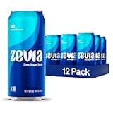 Zevia Zero Sugar Soda, Cola, 16 oz Cans (12-Pack) – Naturally Sweetened, Zero Calorie Sugar Free Soda - Non-GMO Project Verified, Gluten-Free, Vegan