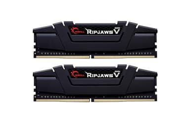 G.SKILL RipjawsV Series DDR4 RAM (XMP) 16GB (2x8GB) 3600MT/s CL18-22-22-42 1.35V Intel AMD Desktop Computer Memory U-DIMM - Black (F4-3600C18D-16GVK)