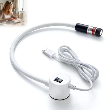 Magnetic Positioning Quilting Light for Sewing Machine, Sewing Red Guide for Straight Stitching, Quilting Red Light with Crosshair, Adjustable Hands-Free Precision Sewing and Quilting Aid Tool