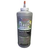 Tharos Distribution Magic Crack Filler 2LB Asphalt Black, for Filling in Cracks on Asphalt Driveways and Roads. Installs Easily Dry Granular No Mess and DIY (Black, 1)