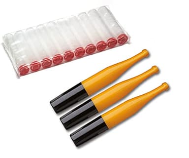 Denicotea Colorado Series Cigarette Holder with Filter Slot & 10 Free Filters - Yellow - Pack of 3 - Add Style & Sophistication - Avoid Stained Fingers & Lips - German Engineering