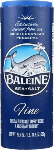 La Baleine Fine Crystals Canister, Sea Salt, 26.5 Ounce