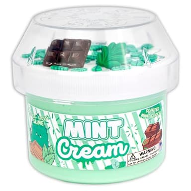 Mint Cream (8oz) - Scented Thick & Glossy Slime - Handmade in USA - Dope Slimes