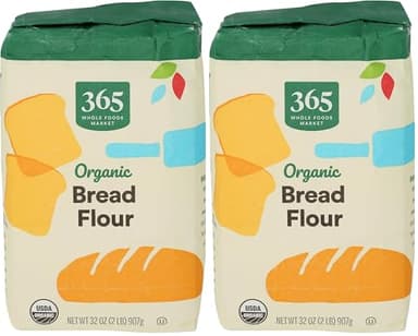 365 by Whole Foods Market, Flour Bread Organic, 32 Ounce (Pack of 2)
