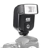 FocusFoto YINYAN CY-20 Universal Hot Shoe On-Camera Flash Speedlite Electronic Speedlight with Sync Port for Nikon Canon Panasonic Olympus Pentax Alpha Digital DSLR Camera Flash Light