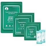 Disposable Bed Sheet for Hotel, Travel Essentials with Disposable Bath Towels Disposable Face Towels Disposable Bed Sheets and Toilet Seat Cover, Disposable Sheet for Cruise Ship, Camping, SPA