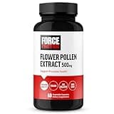 FORCE FACTOR Flower Pollen Prostate Support Supplement for Men’s Health, Prostate Health Supplement, 500mg Flower Pollen Capsules, Vegan, No Gelatin, Non-GMO, 60 Capsules