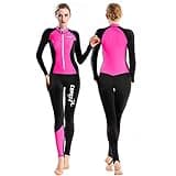 COPOZZ Diving Skin, Men Women Youth Thin Wetsuit Rash Guard- Full Body UV Protection - for Diving Snorkeling Surfing Spearfishing Sport Skin