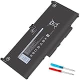MXV9V Battery for Dell Latitude 5300 5310 7300 7400 E5300 E5310 E7300 E7400 Series, Latitude 5300 5310 2-in-1,for dell inspiron 7300/7306 2-in-1 Black Series P96G P97G P99G P100G 5VC2M 829MX 7.6V 60Wh