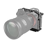 SmallRig A7RIII / A7III / A7M3 Camera Cage for Sony A7RIII / A7III / A7M3 Camera (ILCE-7RM3 / A7R Mark III), w/Shoe Mount, Built-in NATO Rail, Accessible for Sony XLR-K2M/K1M, Black – 2087