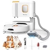 Teendow D20S Max+ Robot Vacuum and Mop, Specifically Handling Pet Hair Design, 6000Pa Max Suction, with Self-Empty Dock, 10 Weeks Hands-Free Cleaning, PreciSense LiDAR Navigation, App & Voice Control