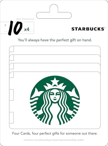 Starbucks $10 Gift Cards (4-Pack)