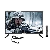 12V 32-Inch RV Camper TV – HD LED Screen, AC/DC Power, HDMI & USB Inputs, Compact Off-Grid Television for Campers, Trucks, Vans, and Travel – Wall Mountable, Remote Included
