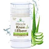 Miracle Knee & Elbow Stick with UltraAloe Gel for Dry, Cracked Skin, Soothes, Moisturizes, Promotes Healing, 2.5 oz