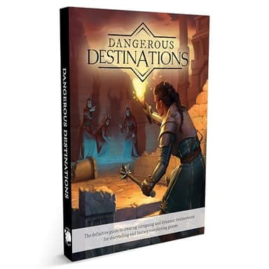 Nord Games: Dangerous Destinations - Hardcover RPG Supplement Book, for Storytelling & Fantasy Tabletop Roleplaying Games, 5e D&D Compatible, 448 Pgs
