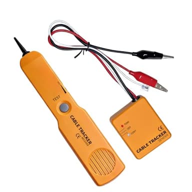 Automotive Circuit Tracer, Wire Tracer Electrical Tool & RJ11 Plug, Wire Tracker & Tester, Short and Open Finder, Cable & Broken Wire Detector, VEHLIVE P30 Lite Yellow, 2pcs 9V Batteries Needed