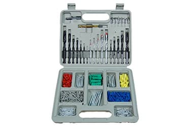 Official Rotorazer Professional 301-piece Contractor's Drill Bit Set for Bits, Screws and Parts for Screwdrivers, Saws, Drills, Wood, Walls, Metal and Plastic AS SEEN ON TV