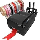 ZIXIAOS Satin Ribbon Printing Machine Digital Ribbon Printer, Label Printer Foil Stamping Printing Machine for Gift Wrapping, Supports 50+ Languages for Christmas Party,singlerow