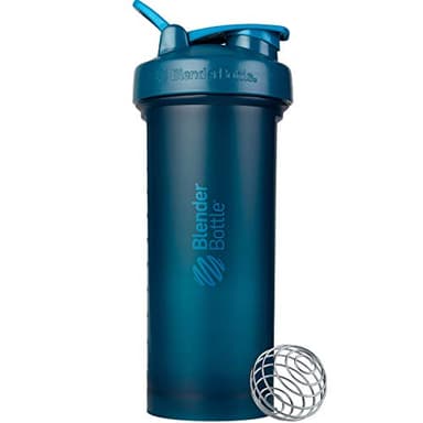 BlenderBottle Classic V2 Shaker Bottle Perfect for Protein Shakes and Pre Workout, 45-Ounce, Ocean Blue