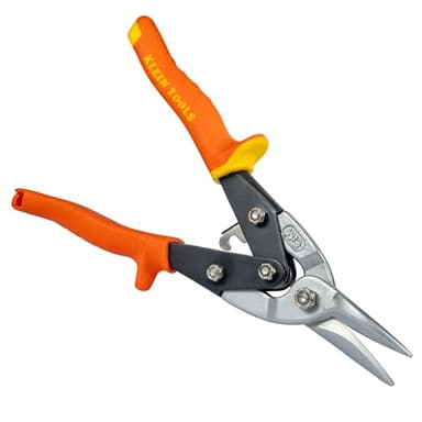 Klein Tools 1202S Metal Shears, Aviation Snips, Straight Cut