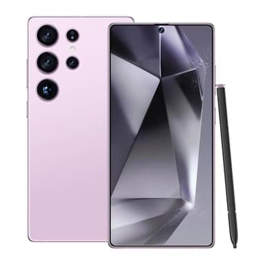 Phtelemii X25 Ultra Unlocked Cell Phones, 8+256GB+128GB Smartphone, Android 13.0, 5G Unlocked Phone, Long Battery Life 6800mAh, 6.8" HD Screen, Face ID/Dual SIM/GPS/US Version/ (Soft Pink)