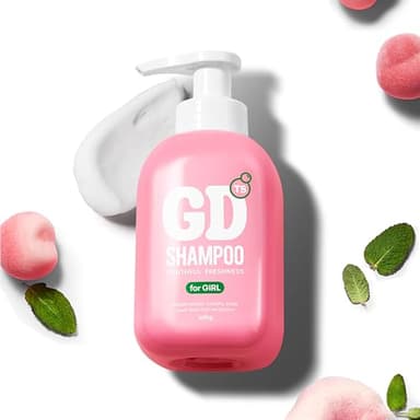 TS GD Shampoo for Teens | Korean Anti-Dandruff for Oily & Itchy Scalp | Fruity Allergy-Free Scent | Sulfate-Free Gentle Hair Care (14.1 Oz) (GD Shampoo for girl)