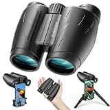 25X30 HD Binoculars for Adults with Universal Phone Adapter,Tripod and Tripod Adapter- Large View Waterproof Binoculars with Super Bright for Bird Watching,Hunting,Theater and Concerts