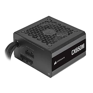 CORSAIR CX650M 80 Plus Bronze Semi-Modular Low-Noise ATX 650 Watt Power Supply - NA - Black