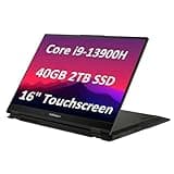 ASUS Vivobook S 16 Flip 2-in-1 Laptop (16" FHD+ Touchscreen, Intel 14-Core i9-13900H, 40GB RAM, 2TB SSD) for Creator, Photographer, Designer, Backlit Keyboard, 1080p IR Webcam, Win 11 Pro w/Copilot