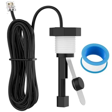 Malictele Flow Switch, GLX-FLO-RP for Hayward Goldline Aquarite Salt System Metal Pool Flow Sensor Suitable Hayward Salt Cell and Chlorine Generator with 15ft Cable