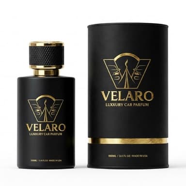 Velaro Lux Luxury Car Fragrance Spray – 100ML (3.4oz) | Woody Amber Scent with Fresh Citrus & Spicy Aromatics | Heat-Resistant, Perfume-Grade Car Scent (For Vehicle Interior Only)