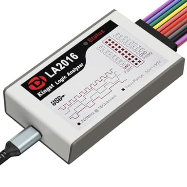 innomaker USB Logic Analyzer LA2016 16 Channel 200MHz 1G Memory with English PC Software Portable High Speed Supports I2C SPI CAN UART for Windows MacOS Linux