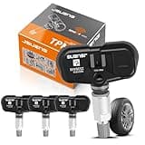 Jsueng TPMS Sensor, 315MHZ Tire Pressure Monitoring Sensor fit for Toyota Camry Rav4 Highlander Yaris Corolla Lexus, Pre-Programmed TPMS Sensor Replaces#42607-33021 PMV-107J 42607-33011 4 Pack