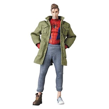MEDICOM TOY MAFEX No.235 Spider-Man (Peter B Parker) Renewal Ver. Painted Action Figure, Approximately 160mm in Height.