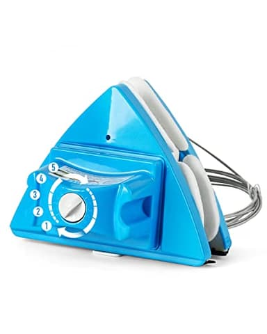 Double Side Magnetic Window Cleaner,Adjustable Magnetic Double Window Glass Wiper Glider Washing Brush Equipment Cleaning Brush Wiper Tools for High-Rise and Car Glazed Windows Thickness 4-30mm