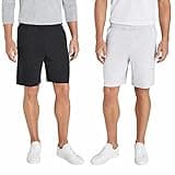 Eddie Bauer Men's 2-Pack Lounge Shorts (Black/Light Grey, XX-Large)