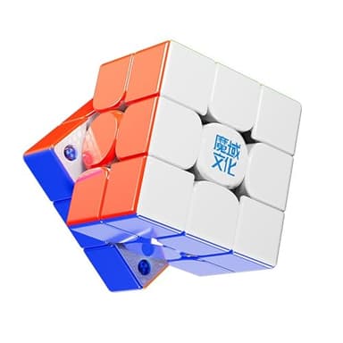 Moyu Weilong V11 2025 Speed Cube 3x3 Stickerless Puzzle Cube Adjustable Tension 64 Magnets 3 by 3 Smooth Professional Magnetic Master Cube(Ball-core Magnetic UV Version)
