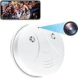 MINICATCHER Mini Spy Camera Smoke Detector Hidden Camera WiFi HD 1080P Wireless Small Nanny Cam for Home Surveillance Security Cameras Indoor/Outdoor Wireless